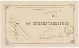 Naamstempel Nieuwenhoorn 1889 - Briefe U. Dokumente