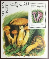 Afghanistan 2001 Mushrooms Minisheet MNH - Pilze