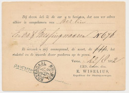 Spoorwegbriefkaart G. MESS3 A - Venlo - Rozendaal 1872 - Material Postal