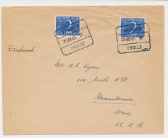 Treinblokstempel : Arnhem - Zwolle III 1948 - Ohne Zuordnung