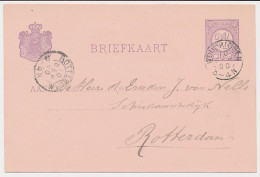 Kleinrondstempel Woudrichem 1890 - Ohne Zuordnung