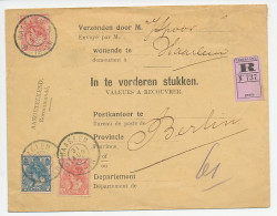 Em. Bontkraag Aangetekend / Valeurs A Recouvrer Haarlem 1905 - Unclassified