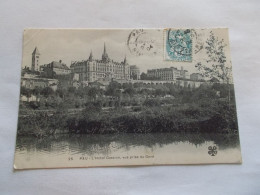 PAU ( 64 Pyrenees Atlantique ) L HOTEL GASSION VUE PRISE DU GAVE  1904  CLICHER DIFFERENT - Pau