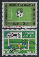 Italy 1973  75 Jahre Italienischer Fussballverband  (o) Mi.1404-1405 - 1971-80: Usati