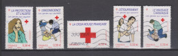 Yvert 4520 / 4524 La Croix-rouge - Used Stamps