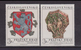 CZECHOSLOVAKIA  - 1972 Prague Castle Set Never Hinged Mint - Nuevos