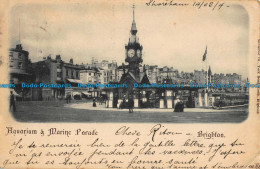 R043176 Aquarium And Marine Parade. Brighton. Mezzotint. 1902 - Welt