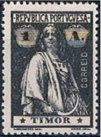 Timor, 1914, # 163, Papel Pontinhado, MH - Timor