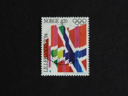 NORVEGE NORWAY NORGE NOREG YT 1063 OBLITERE - JEUX OLYMPIQUES HIVER LILLEHAMMER - Gebruikt