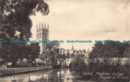 R043187 Oxford Magdalen College. Frith. 1907 - Welt