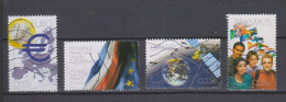 Yvert 4245 / 4248 Série Complète Les Projets Européens - Used Stamps