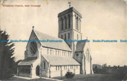 R043200 Kingston Church Near Swanage. 1908 - Welt