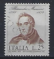 Italy 1973  Alessandro Manzoni  (o) Mi.1406 - 1971-80: Usados