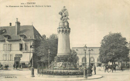 MONUMENT DE L'AUBE ET DE LA GARE - TROYES - ECRITE - Troyes