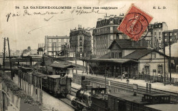 LA GARENNE COLOMBES LA GARE VUE INTERIEURE - La Garenne Colombes