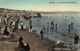 R043249 Bathers And Paddlers At Weymouth. Valentine - Wereld