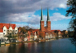 73217183 Luebeck Obertrave Mit Blick Auf Den Dom Hansestadt Luebeck - Luebeck