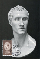 X0476 Italia, Maximum Card, 1970 , Buste Of The Sculptor Antonio Canova - Cartas Máxima