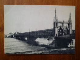 Carte Postale Strasboug Pont Du Chemin De Fer Sur Le Rhin Félix Luib éditeur S - Strasbourg