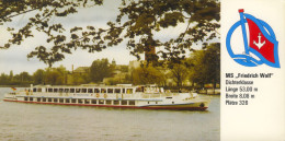 Motorschiff Friedrich Wolf, Fahrgastschiff, Berlin - Sonstige & Ohne Zuordnung