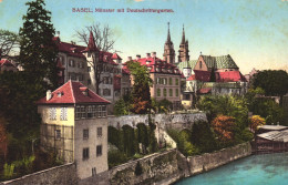 BASEL, CATHEDRAL, ARCHITECTURE, SWITZERLAND, POSTCARD - Basel