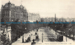 R043291 London. Victoria Embankment And Hotel Cecil. LL - Altri & Non Classificati