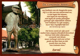 73217127 Eersel Kempische Mens Statue Denkmal Gedicht Eersel - Altri & Non Classificati