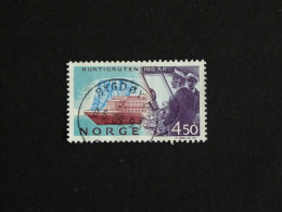 NORVEGE NORWAY NORGE NOREG YT 1085 OBLITERE - EXPRESS COTIER LIGNE TRANSPORTS MARITIMES - Gebraucht