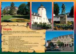 73217120 Siegen Westfalen Schloss Denkmal Statue Innenstadt Chronik Siegen Westf - Siegen