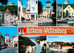 73217113 Weltenburg Kelheim Befreiungshalle Denkmal Statue Donautor Ludwigsplatz - Kelheim