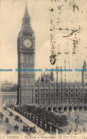 R043304 London. The Houses Of Parliament. The Clock Tower. LL. No 8. 1910 - Autres & Non Classés