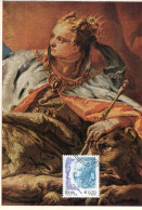 X0477 Italia, Maximum Card,2009, Painting Of  Gianbattista Tiepolo Showing Neptune And Venice - Maximum Cards