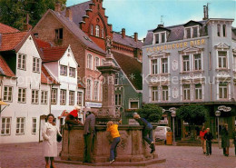 73217084 Flensburg Nordermarkt Neptun Brunnen Flensburg - Flensburg