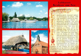 73217074 Krakow See Kirche  Hafen  Krakow See - Other & Unclassified
