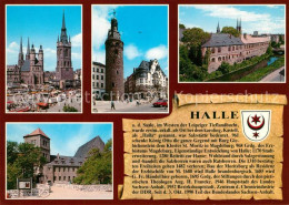 73216782 Halle Saale Marktplatz Kirche Roter Turm Leipziger Turm Residenz Moritz - Halle (Saale)