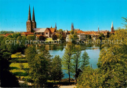 73216779 Luebeck Muehlenteich Mit Dom Und Tuermen Der Stadt Luebeck - Luebeck