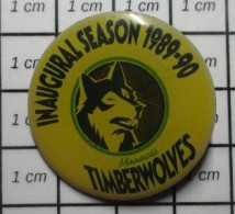 1818A Pin's Pins / Beau Et Rare / SPORTS / BASKET-BALL USA NBA MINNESOTA TIMBERWOLVES INAUGURAL 1989-90 - Baloncesto