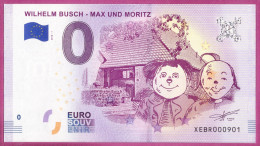 0-Euro XEBR 2018-1 WILHELM BUSCH - MAX UND MORITZ - H1 - Essais Privés / Non-officiels