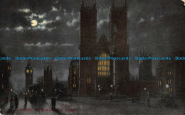 R043350 London. Westminster Abbey. By Night. Tuck. Art - Autres & Non Classés