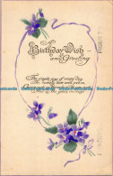 R043759 Greeting Postcard. A Birthday Wish And Greeting. 1924 - Welt