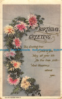 R043762 Birthday Greeting. Flowers. Philco. 1909 - Welt