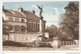 CPA -77- Seine Et Marne - Meaux -  Le Monument Des Combattants Boulevard Jean Rose  Moncel Statuaire - Meaux