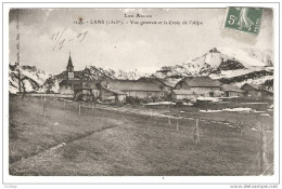 CPA 04 Alpes De Haute Provence Jausières LANS Vue Générale Et La Croix De L'Alpe (Peu Commune) - Altri & Non Classificati