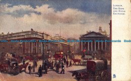 R043357 London. The Bank And Royal Exchange. Tuck. Oilette. 1907 - Autres & Non Classés