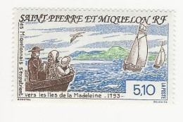 SPM-1993-Bicentenaire De L'exode Des Miquelonnais Vers Les îles De La Madeleine - N° 579 ** - Nuovi