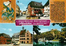 73216695 Staufen Breisgau Brunnen Rathaus Burg Chronik Staufen Breisgau - Sonstige & Ohne Zuordnung