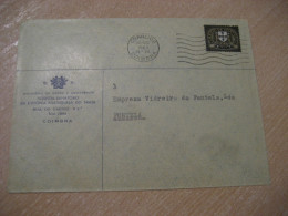 COIMBRA 1963 To Fontela Hospital Sanatorium Brasil Brazil Health Sante Cancel Cover PORTUGAL - Médecine