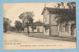 A103  CPA  VIEUX-BOUCAU  (Landes)  La Poste Et La Route De Souston   ++++++ - Vieux Boucau