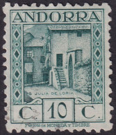 Andorra Spanish 1936 Sc 27 Ed 30 Used Light Cancel - Gebraucht