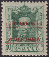 Andorra Spanish 1928 Sc 3 Ed 3 MNH** Light Corner Crease - Neufs